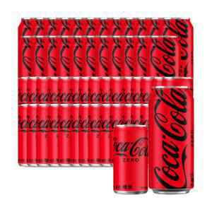 코카콜라 제로 190ml 30캔 + 코카콜라 제로 490ml 24캔