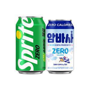 스프라이트제로+암바사제로 350ml 48캔 (각 24캔)