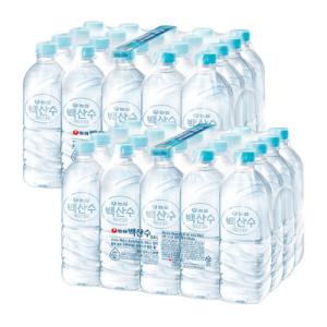 (타임딜) 백산수 무라벨 500ml 40병