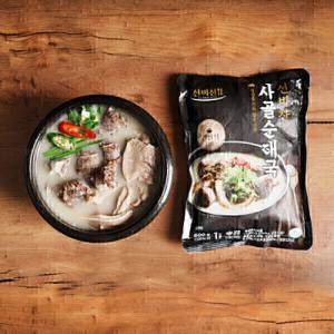 선비찬 사골순대국 600g X 5봉(+새우젓3봉) 여름엔 사골육수 국산 고기 국산 순대 전통요리 맛집
