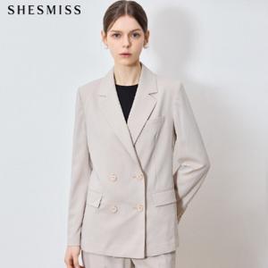 쉬즈미스. 쉬즈미스(SHESMISS) 차르르 품격있는 베이직 더블 재킷 (택가격: