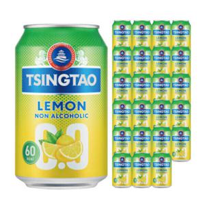 칭따오 0.0 논알콜릭 레몬 330ml 24캔 / 논알콜 맥주 No.1