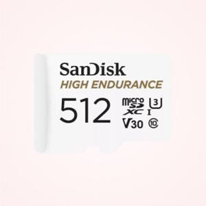 특가 Micro SDHC High Endurance QQNR 512G U3 4K 블랙박스 SD카드 ST1 D