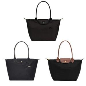 롱샴 르 플리아쥬 오리지널 그린 클럽 토트백 쇼퍼백 숄더백 M L 블랙 L2605 089 001 L1899 919 619