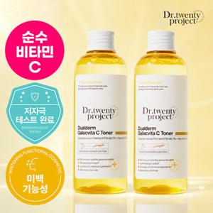 닥터트웬티프로젝트 [1 +1]듀얼덤 갈락비타 씨 광채 토너 200ml (정가 66,000원)
