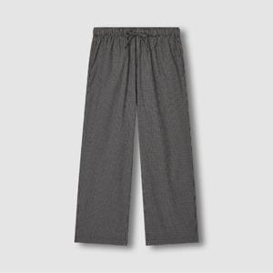 [JAJU/자주] 남 60수 코튼 10부 파자마 팬츠_젯 블랙