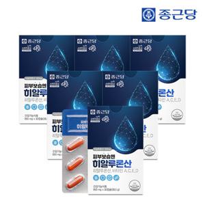 종근당 피부보습 엔 먹는 히알루론산 30캡슐 6박스(180일분)