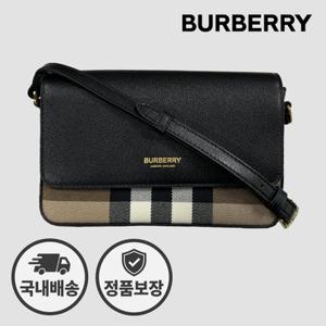 버버리 미니 크로스백 뉴 햄프셔 체크 80840281 81072691 블랙