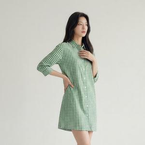 [PAT] 깅엄체크 서커 셔츠_9H41501