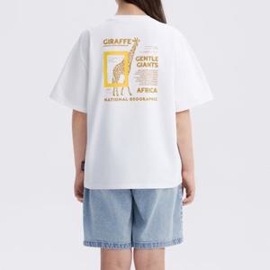 [백화점][내셔널지오그래픽키즈] 상하세트 K262UTS020 UHP010 남아 여아 냉감 반팔 청반바지 170 딜 K262UTS020SET1