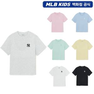 [백화점]MLB키즈 베이직 스포티브 스몰로고 티셔츠 7ATSB1163