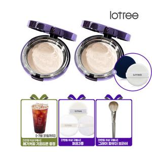 [금액별 GIFT][로트리] 로사 센티폴리아 파우더 팩트 2개세트 (증정)에어퍼프2개