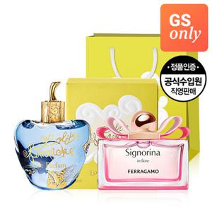[소비자가 223,000원/ 공식수입원] 롤리타 렘피카 르 퍼퓸 EDP 100ML+페라가모 세뇨리나 인 피오레 EDT 100ml(비매품)+쇼핑백