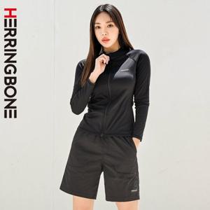 [헤링본] 여성 집업 래쉬가드세트 긴팔 수영복 팬츠 RF338 AF308