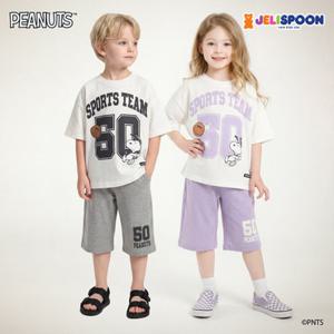 [젤리스푼] [피너츠]스누피 스포츠팀오버핏7부상하복