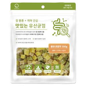 맛있는 유산균껌 황태혼합 300g 강아지간식
