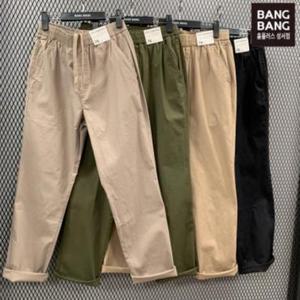 뱅뱅 HC04 봄여름남성 허리밴드 스판 얇은 면바지 NPL240