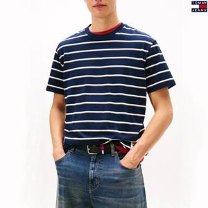 [백화점][타미진스]남성 렐렉스핏 스트라이프 반팔 티셔츠 T32G0TTO31TMT1-B