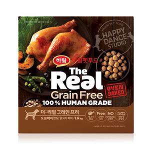 하림펫푸드 더리얼 GF 오븐 닭고기 퍼피 1.6kg / 강아지사료