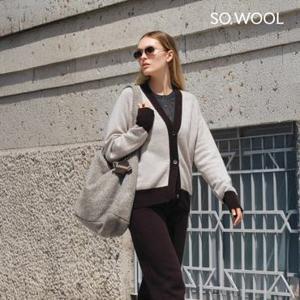 [TV상품]쏘울 25FW 캐시 배색 브이넥 가디건 [런칭 가격 129,900원]