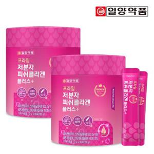 [6개월분] 일양약품 저분자 피쉬콜라겐 90포 2통 / 먹는 엘라스틴