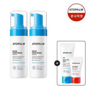 아토팜 페이셜 폼워시 150mlx2 [증정]탑투토워시100ml+수딩젤20ml(9/7~13)
