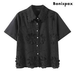 [보니스팍스] 모던 플라워 반팔 셔츠 (XQ2BA012L0)