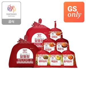 종가 알뜰맘 포기김치 10kg(중부식/전라도)+별미김치 6종 골라담기