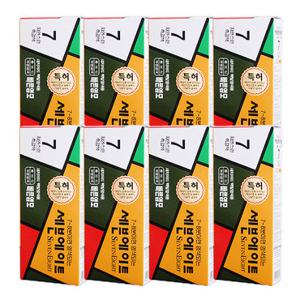 세븐에이트 새치 염색약 8개+염색도구 2개+탈모샴푸 200ml