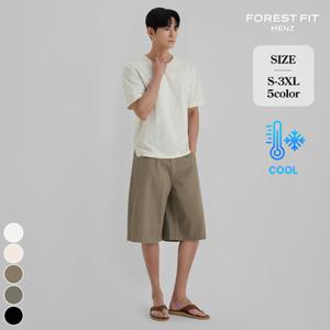 포레스트핏맨즈 남성 밴딩 코튼 5부 버뮤다 반바지 (MP2636)