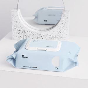 올챌린지 고평량(75gsm) 물티슈 프리미엄 70매 10팩
