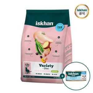 [우리와] 이즈칸 고양이사료 버라이어티 다이어트 5kg+그레이비 캔 80g(랜덤)