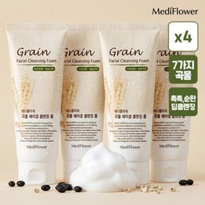 [메디플라워] 곡물 페이셜 클렌징 폼 150mlx4