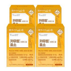 종근당 벤비티 카무트 브랜드밀 효소 3g 30포, 4개