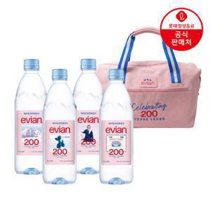 [직영] 롯데칠성 에비앙 500ml x 24펫 + 200주년 한정판 더플백 증정