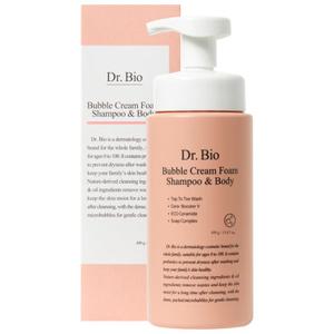 닥터바이오 버블크림폼 샴푸&바디 450g