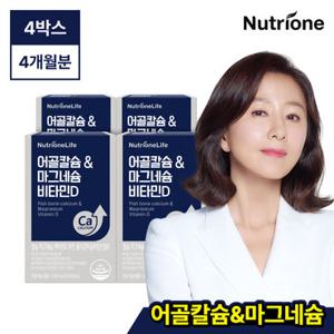 [뉴트리원] 어골칼슘 마그네슘 비타민D 4박스(4개월분)