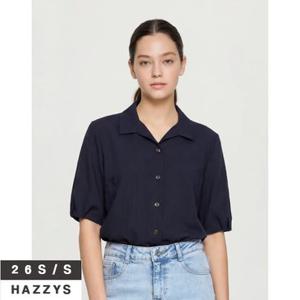 [백화점]헤지스여성 HSSH6B307 로고자수 린넨혼방 반팔셔츠