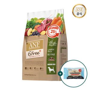 [우리와] ANF 식스프리플러스 독 양고기&쌀 5.6kg+로하이드 밀크스틱 27P