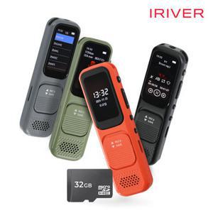 블루투스 MP3플레이어 아이리버 T80 마이크로SD 32GB 스피커 음성녹음 구간반복 재생속도조절