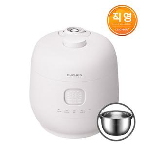 쿠첸 브레인 풀스텐 듀얼프레셔 6인용 IH밥솥 블라썸화이트 CRH-TWS0610BW