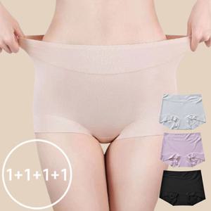 [로즈엘리][4종] 하이웨스트 심리스 사각 소프트 모달팬티 4장세