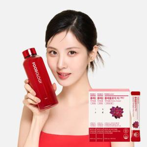 [푸드올로지] 콜레올로지 티 프로 45일분/서현 빨간물 다이어트 워터믹스 콜레우스 포스콜리