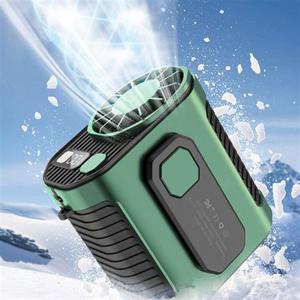 LnD 휴대용 허리 선풍기 무선 디스플레이 LED 후레쉬 대용량 3600mAh 배터리