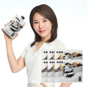 헤이  그로우 단백질 쉐이크 파우치 6주분 (7포X6박스) / 신봉선 블랙푸드 프로틴 파우더