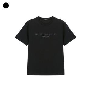 [게스][26SS] 남성 BLK 반팔티셔츠 KQ2K04J3