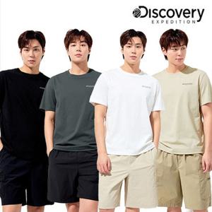 [백화점][디스커버리] 25SS 신상/남성/기능성/레귤러핏/냉감소재 프레시벤트  덴버 반팔티셔츠 DMRS73053