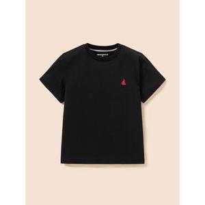 [5% OFF][빈폴키즈] [Essential] 수피마 베이직 반소매 티셔츠  블랙 (BI6742UE15)