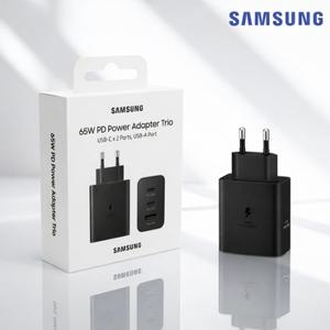 삼성 정품 65W PD PPS 3포트 초고속충전기 트리오 포트 USB C타입 고속충전기 어댑터 노트북 태블릿 충전 호환 EP-T6530 N