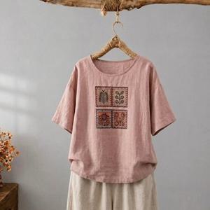 [소무무] 에스닉 라이크 티셔츠 S26BTS088